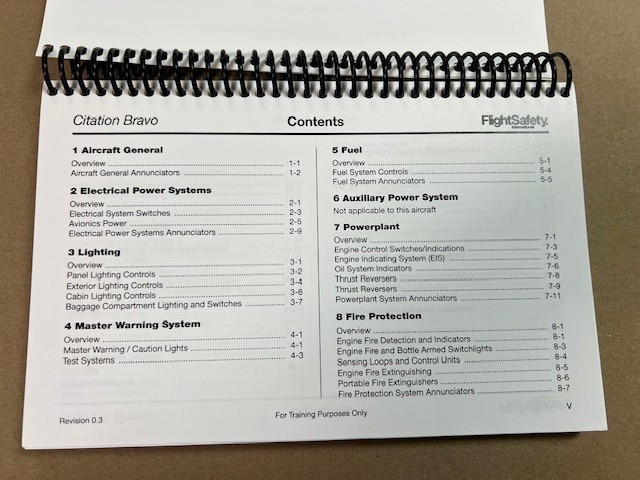 Cessna Citation Bravo (550) Pilot Recurrent Training Handbook