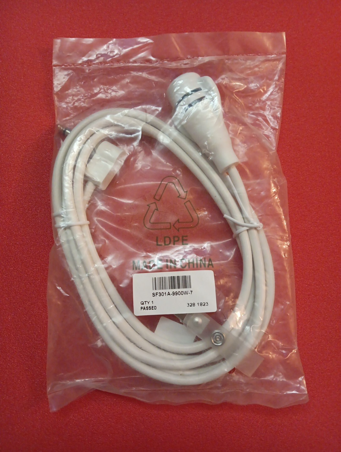 TekTone SF301A-9900W-7 Call Cords Nurse Call System, 7'