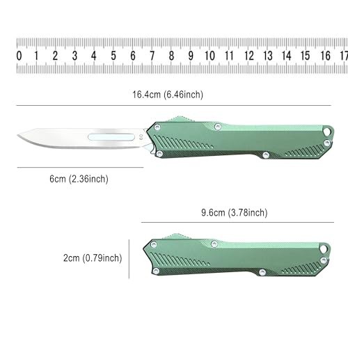 Self-Retracting Utility Knife - EDC Folding Scalpel, 5PCS Auto Retractable Blade