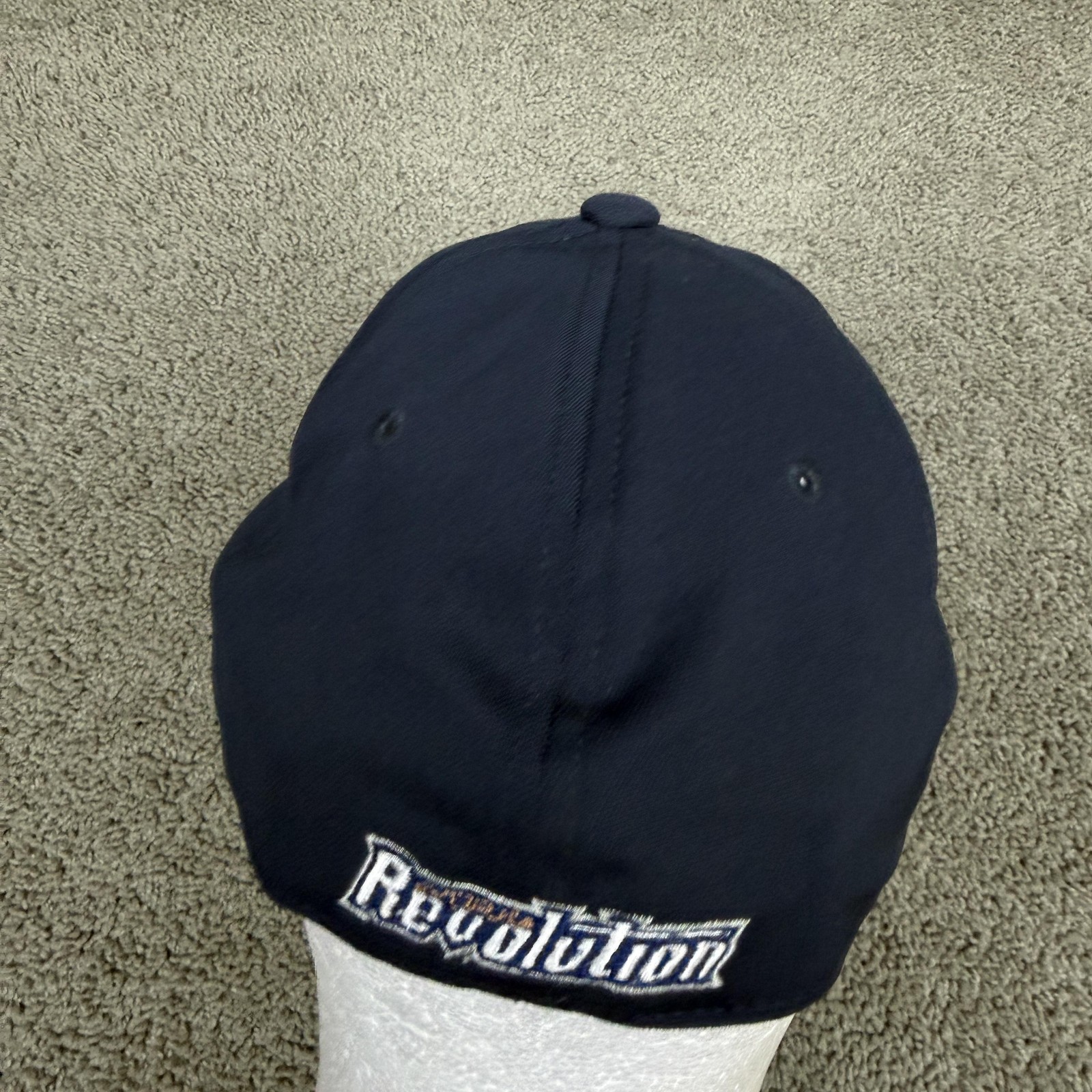 York Revolution Hat Cap Fitted Mens One Size Blue Baseball American Needle