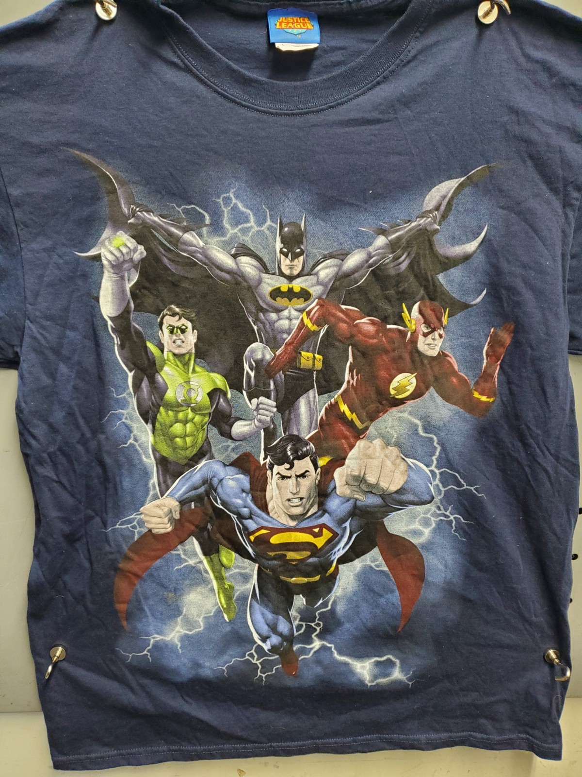 Vintage 90s Justice League T-shirt Size Large (TS04)