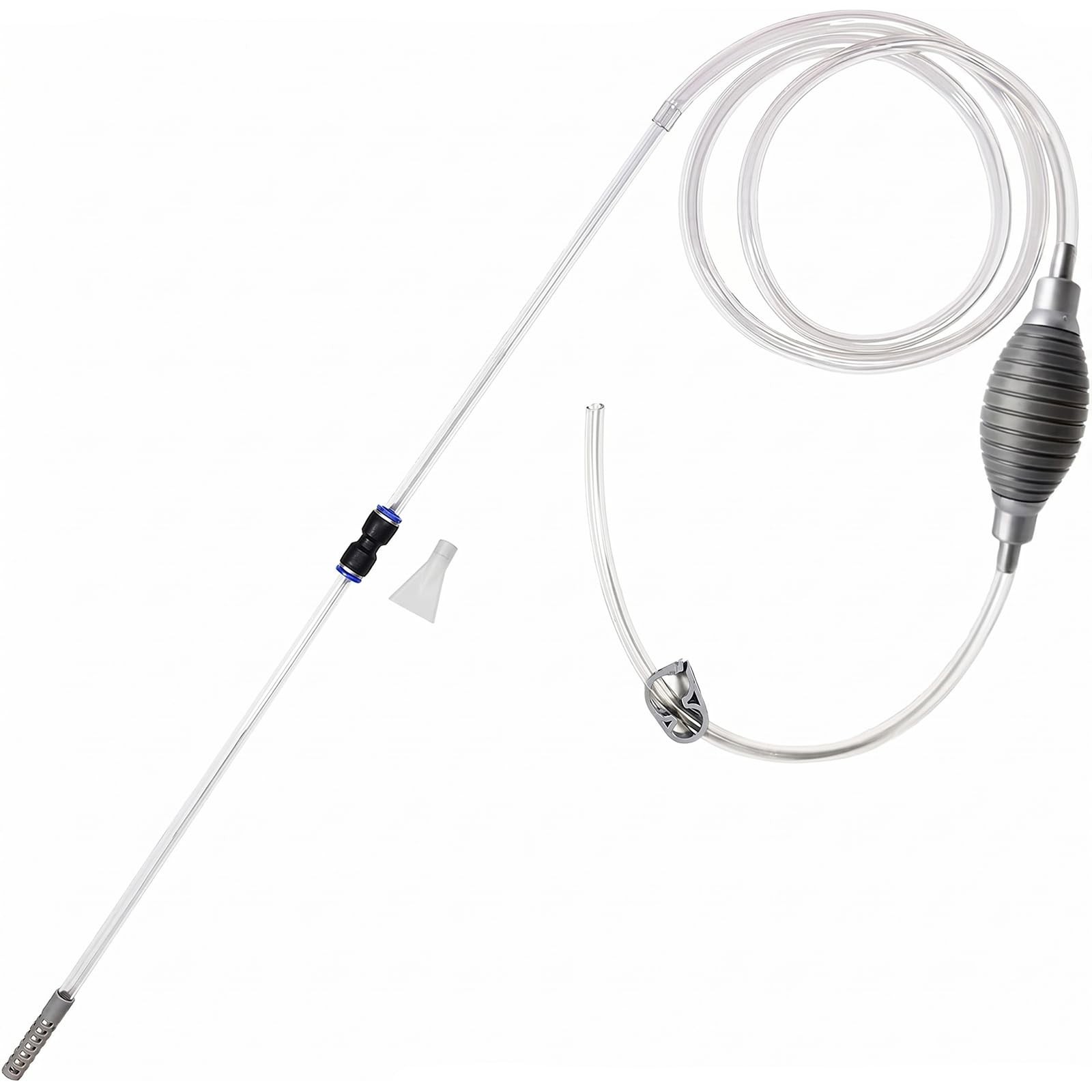 10 Gallon Fish Tank cleaner and Aquarium Water Changer Siphon with a Thinner ...