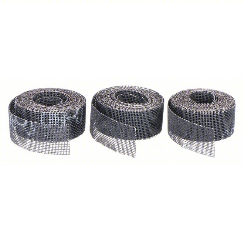 Westward Waterproof Abrasive Roll Kit, 80/120/180 41R407