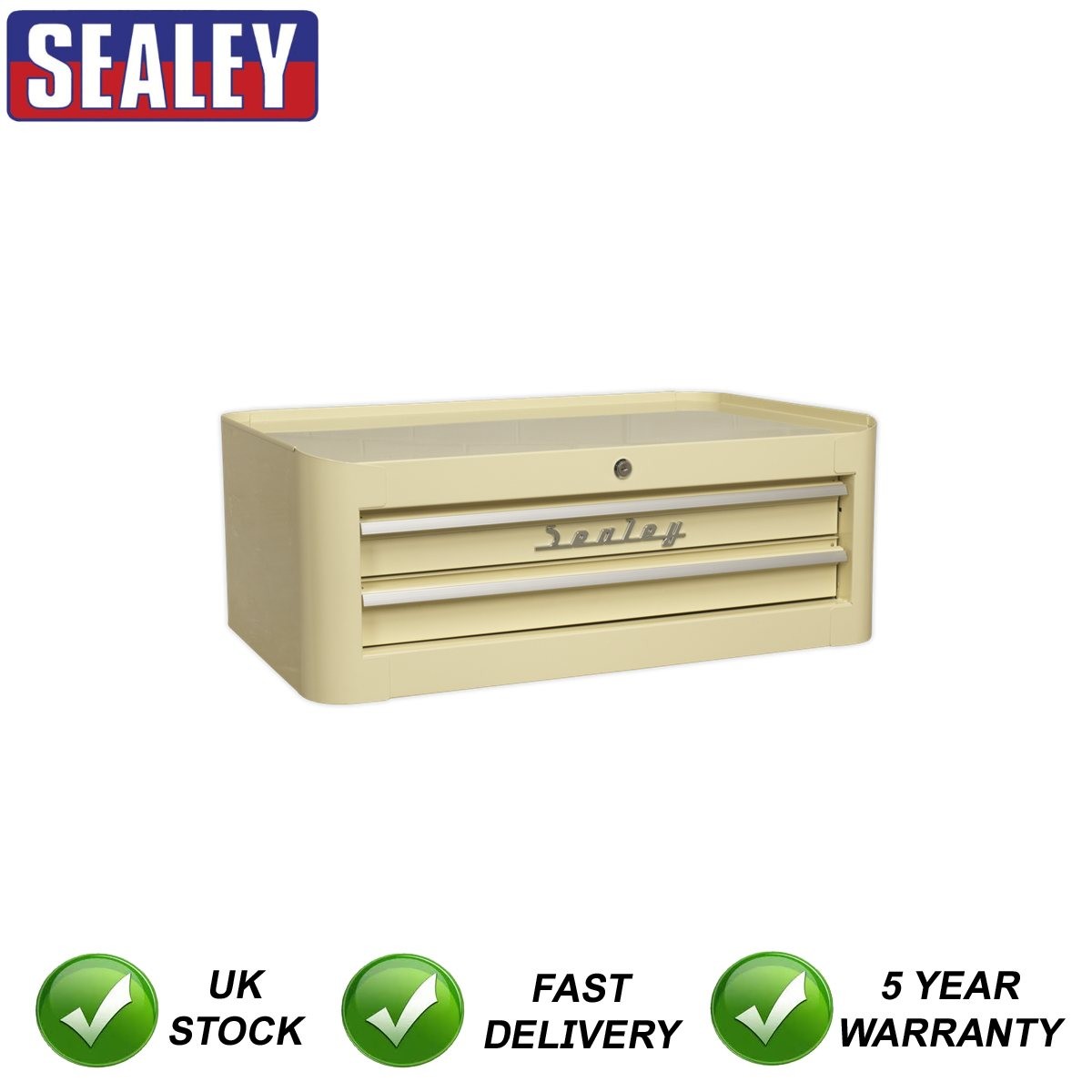 Sealey Premier� Retro Style Mid-Box Tool Chest 2 Drawer AP28102