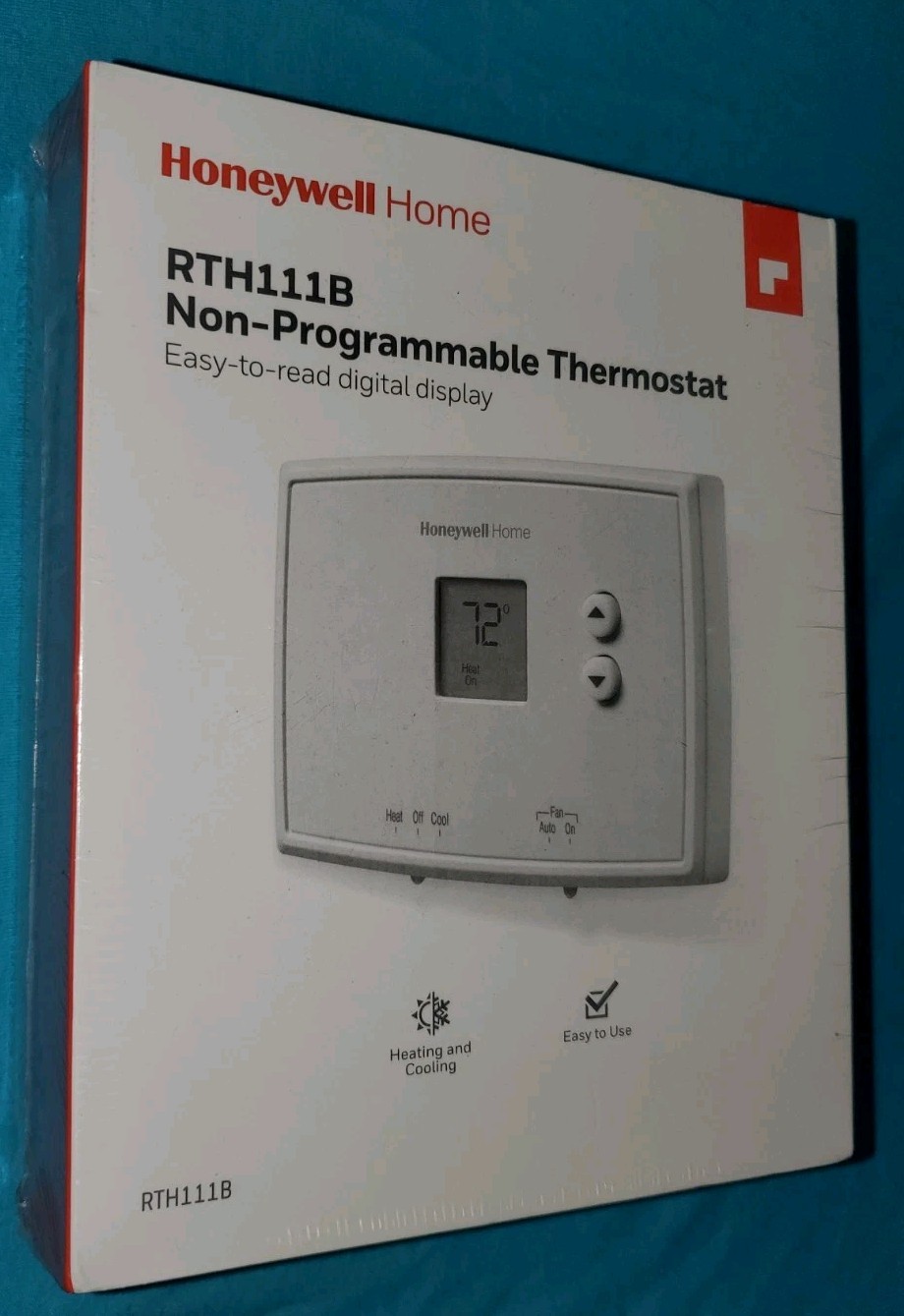 Honeywell Non-Programmable Thermostat RTH111B Digital Display Wall Mount NEW