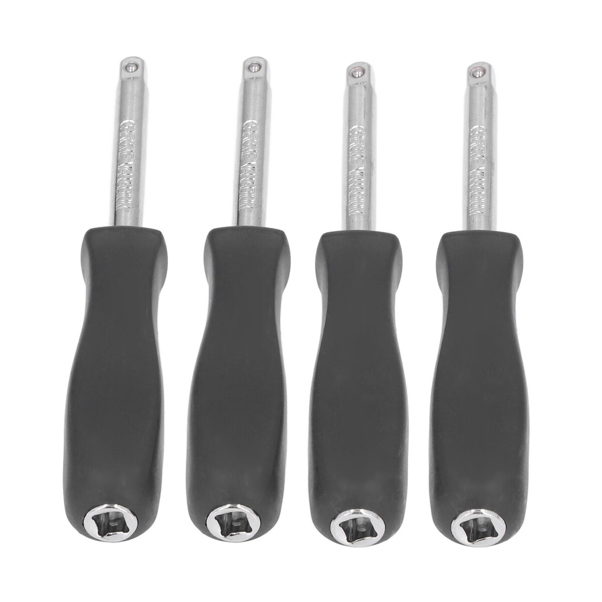 4PCS 1/4" Drive Spinner Screwdriver Socket Nut Driver Handle Extension Bar Tool