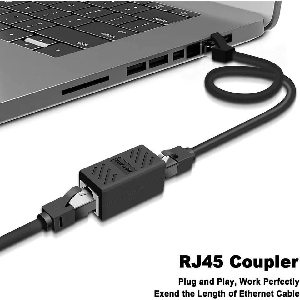 LAN Ethernet Cable Extender RJ45 cat 5 cat 6 Coupler Extender Connector Splitter