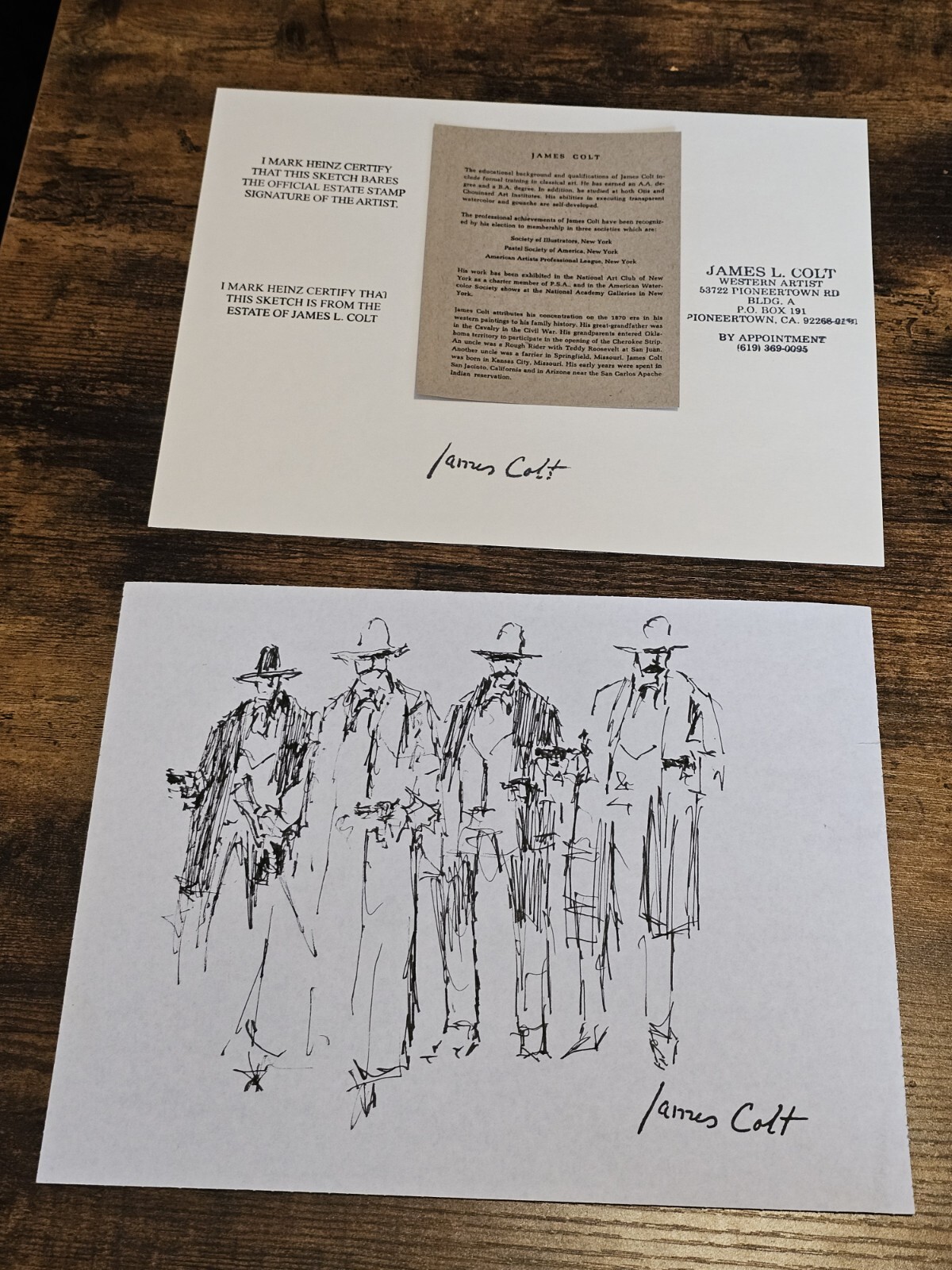 James Colt Western Cowboys Sketching (126)