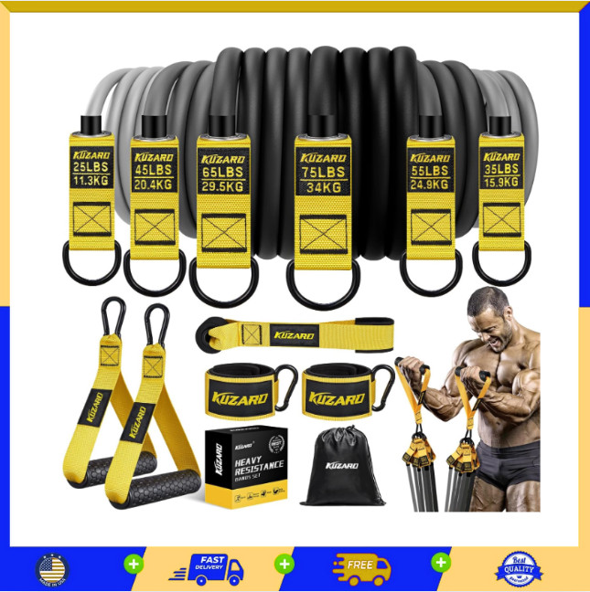 Resistance Bands for Working Out, 300lbs/360lbs Heavy Exercise Bands