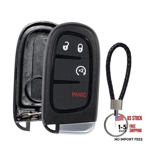Key Fob Shell Case Replacement for Dodge Ram 1500 2500 3500 2013 2014 2015