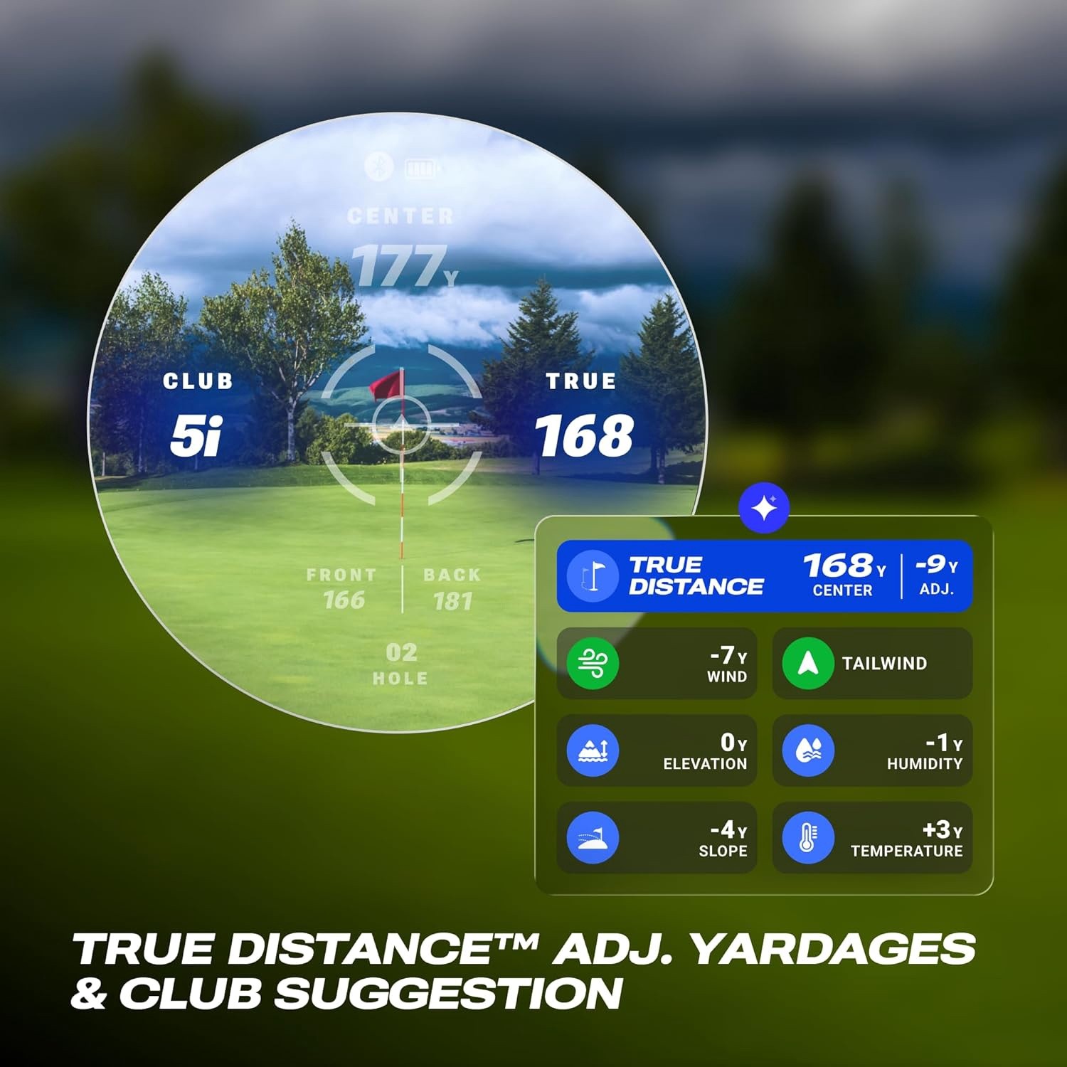 BLUE TEES CAPTAIN AIR RANGEFINDER