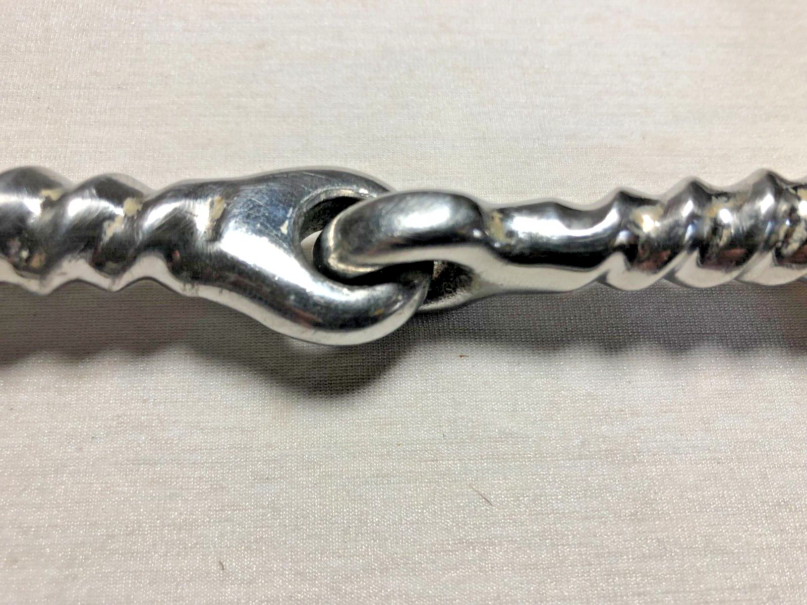 Full Cheek Snaffle Bit Pinchless Corkscrew Mouth ~ 5"