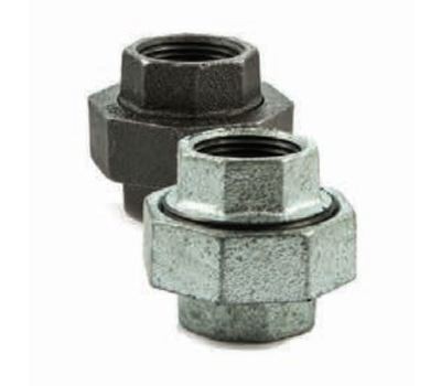 CHARMAN 660515 Union 1" Black Malleable Iron ASTM A197 Piping Connection