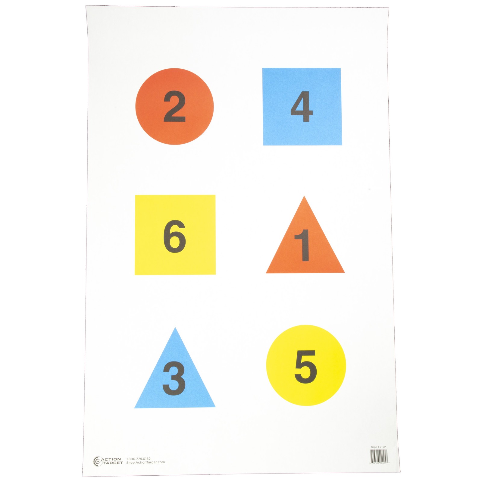 Action Target Discretionary Command Casino Drill V2-A Target 100-Pack - DT-2A...