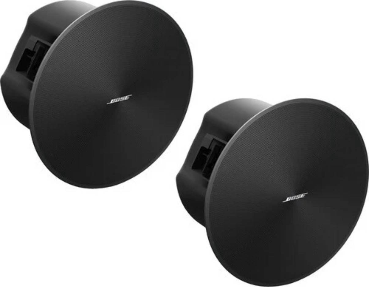 Bose DM6C Ceiling Speaker Pair Black Wired Round - New