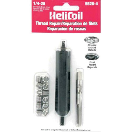 Helicoil 5528-4 Thread Repair Kit, 1/4" x 28 NF