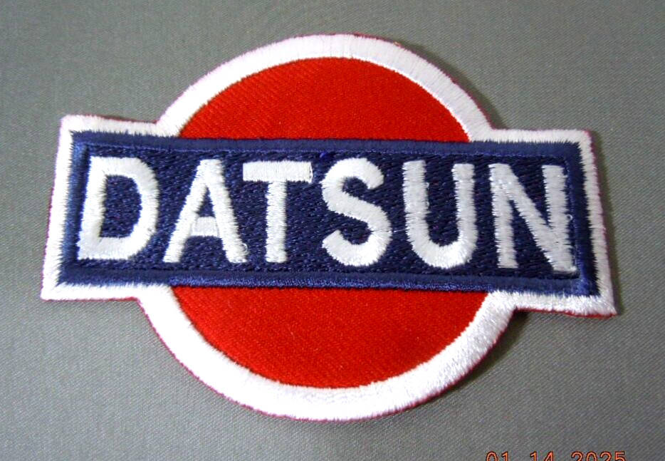 DATSUN Cars Iron-On Automotive Car Patch 3.5" 240Z 280Z 510 610 720