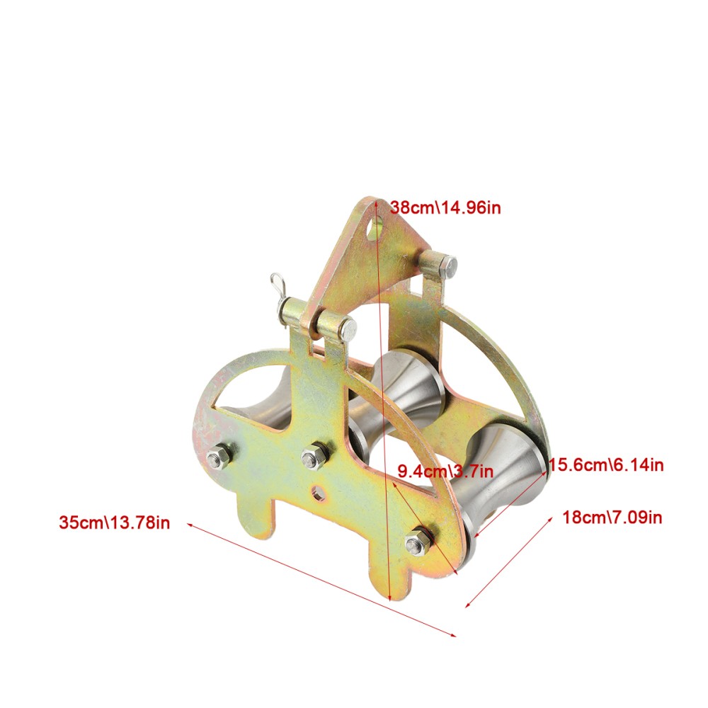 Heavy-Duty Steel Cable Puller Sheave for Cable Laying High-Load Smooth Pulling