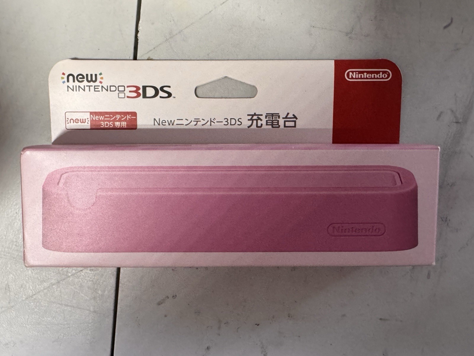Genuine New Nintendo 3DS Charging Stand Dock Pink New