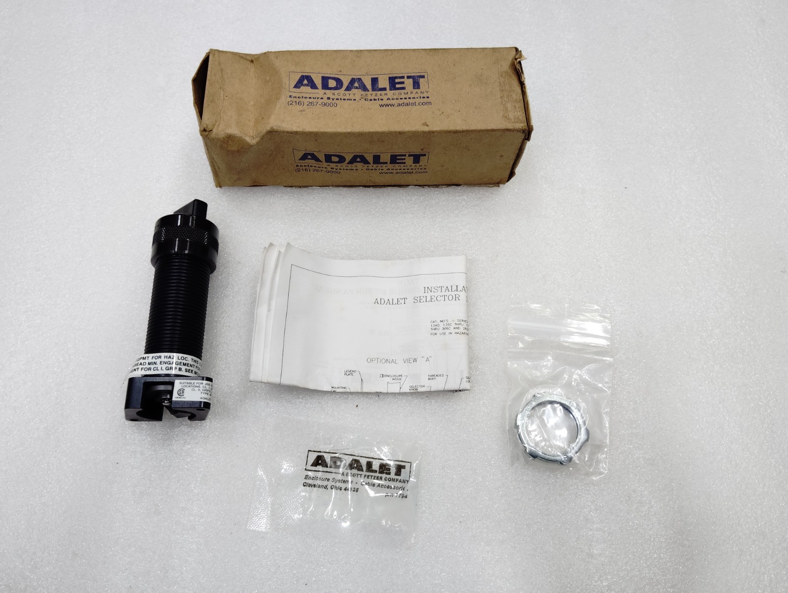 ADALET XHSSCAM ExplosionProof Selector Switch