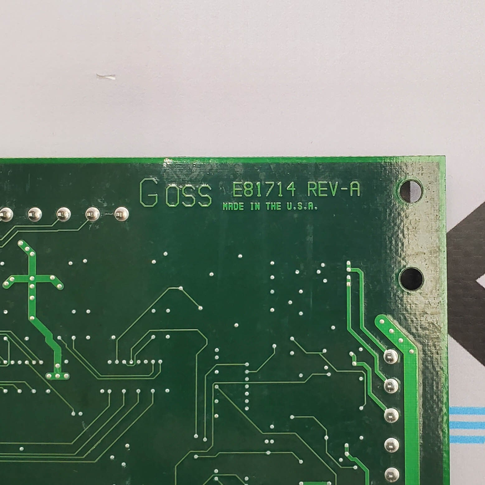 Goss E81714 Lon Couple Controller Inker/Dampener Board *READ*