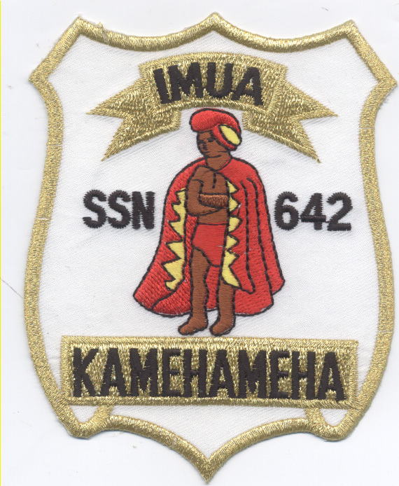 USS Kamehameha - SSN 642 - Submarine Patch - BC Patch Cat No c6692