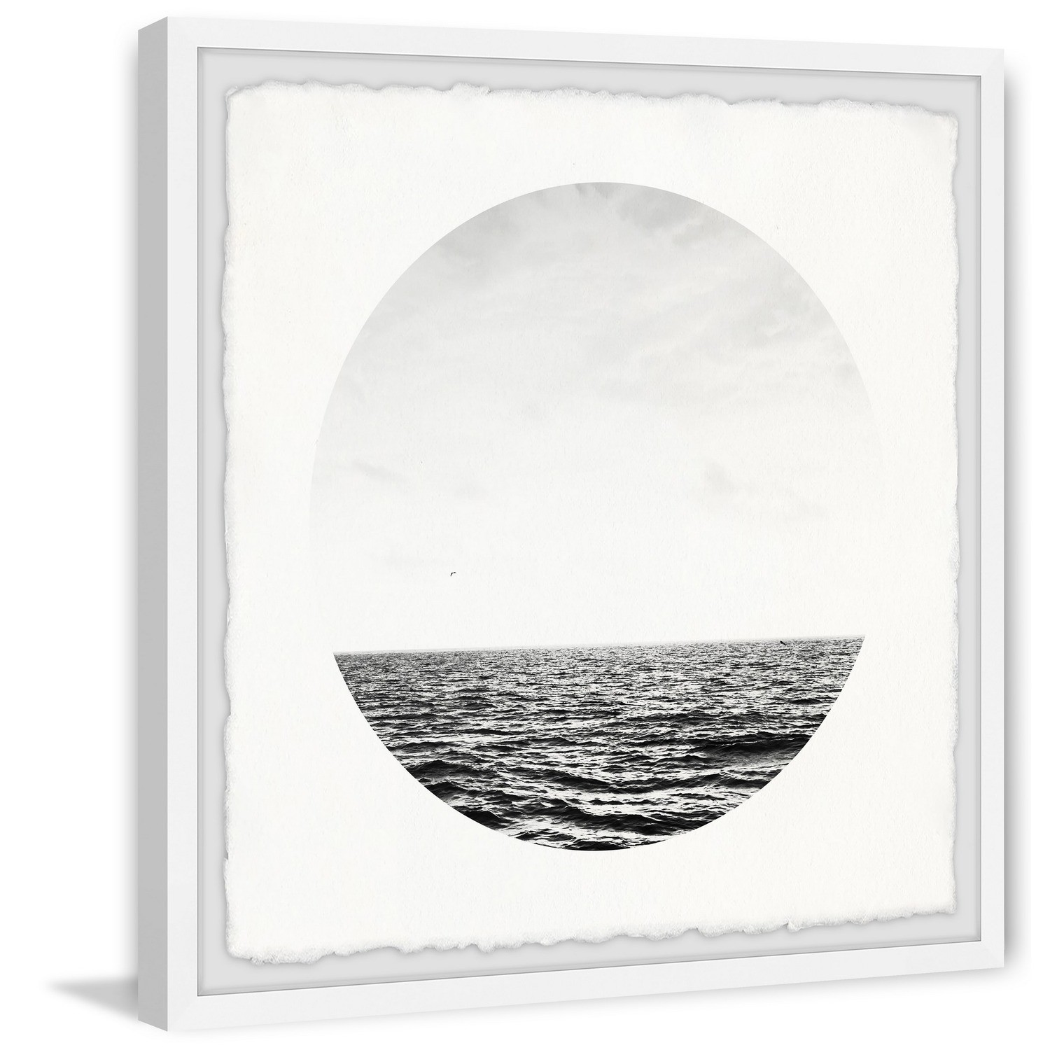 Marmont Hill Dark and Open Ocean Framed Painting Print