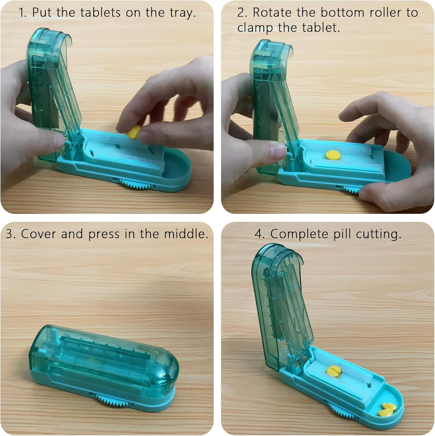 Pill Cutter Splitter for Small and Tiny Pills, Larger Pills. Adjustable Pill Spl