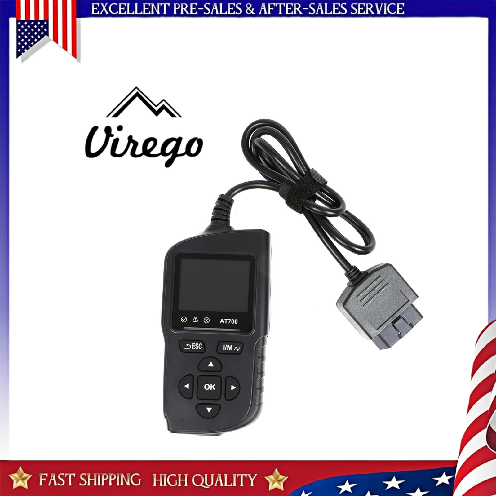 For AT700 Plus Bidirectional SRS  Bleeding Oil OBD2 Diagnostic Scanner