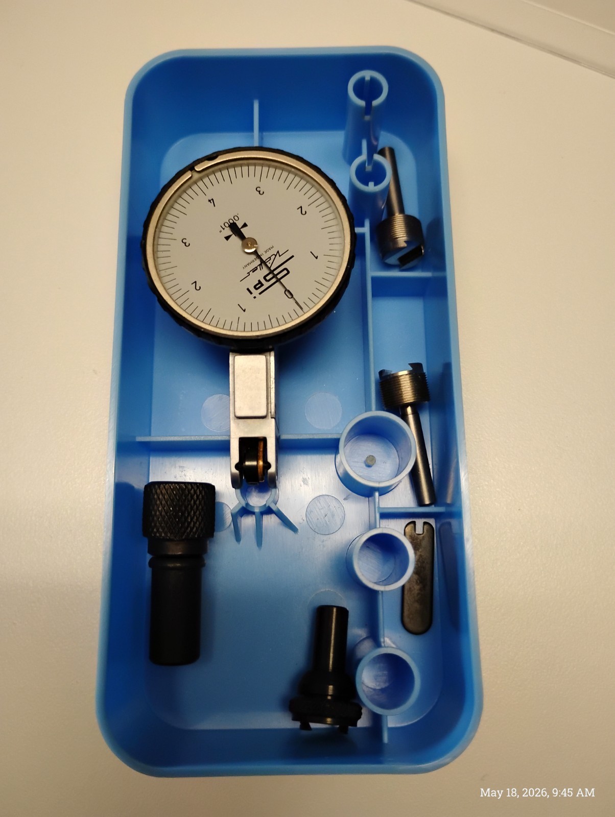 SPI Dial Test Indicator Gauge *Missing Needle* Precision Measurement Tool