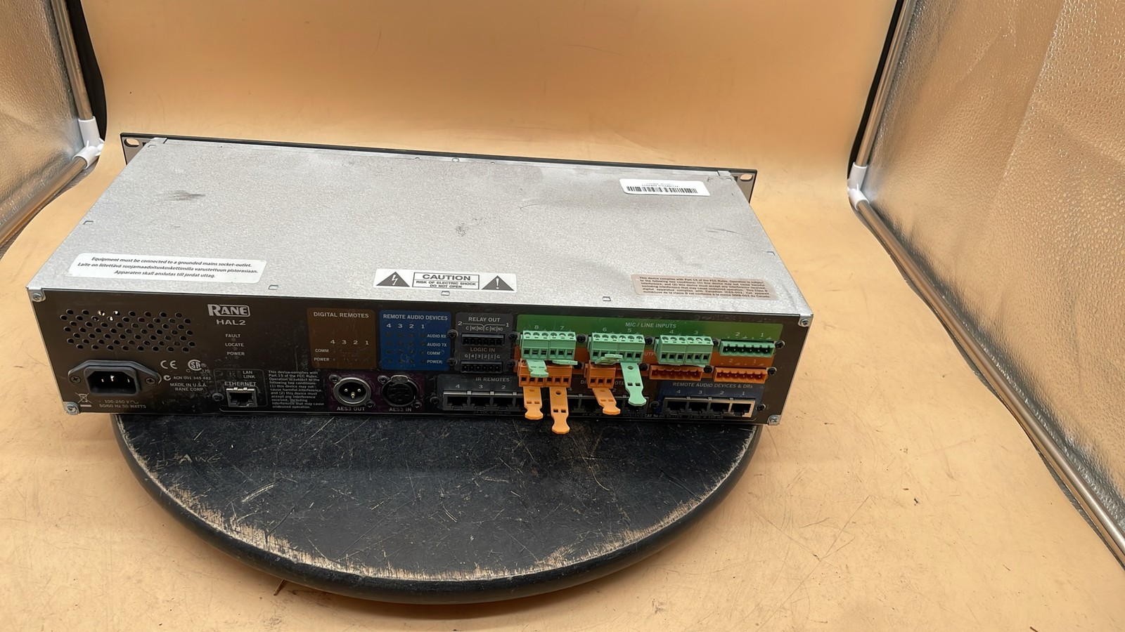 Rane HAL2 Audio Device DSP Digital Signal Processor Commercial Audio Controller