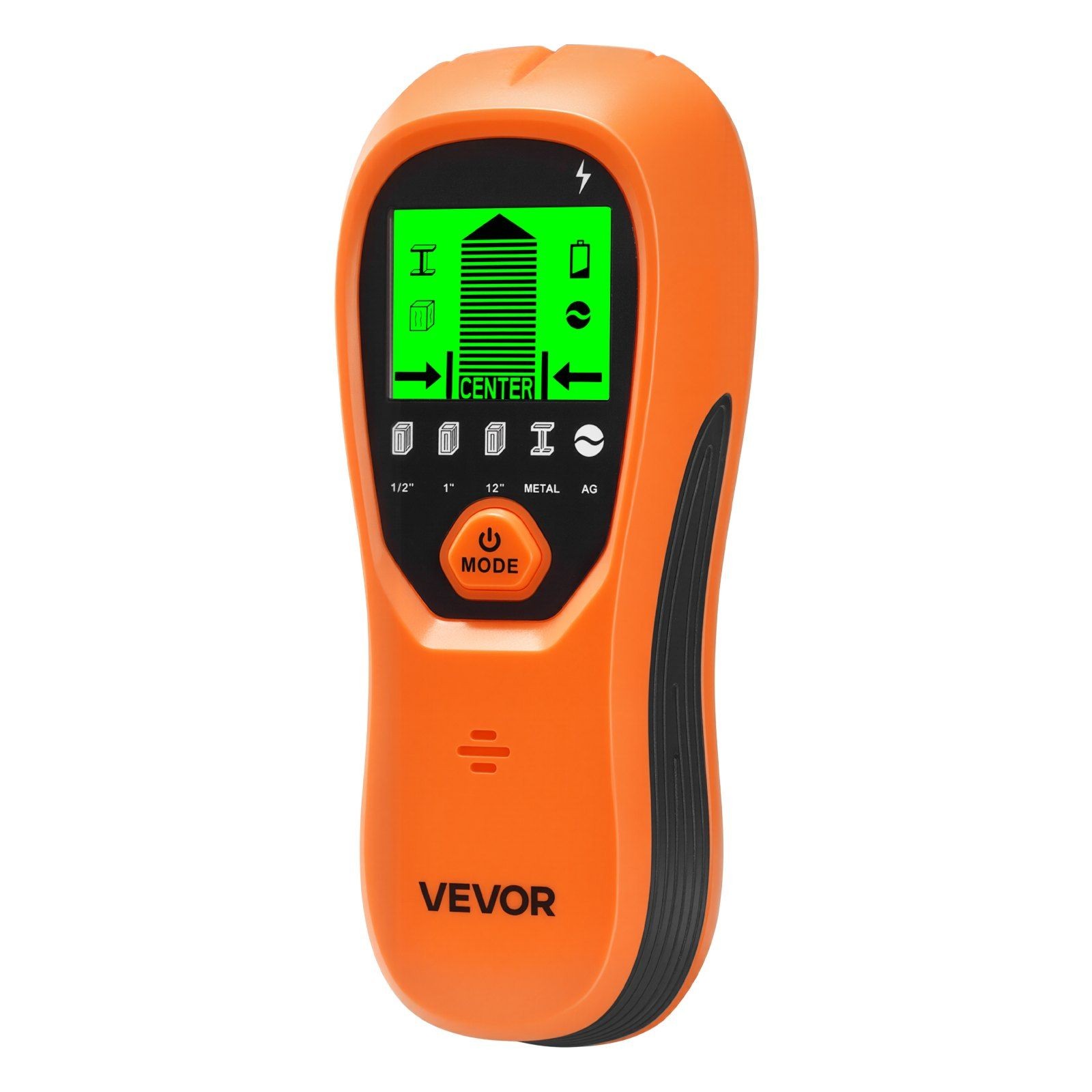 5-in-1 Digital Stud Finder with Large Backlit LCD Screen, Audio