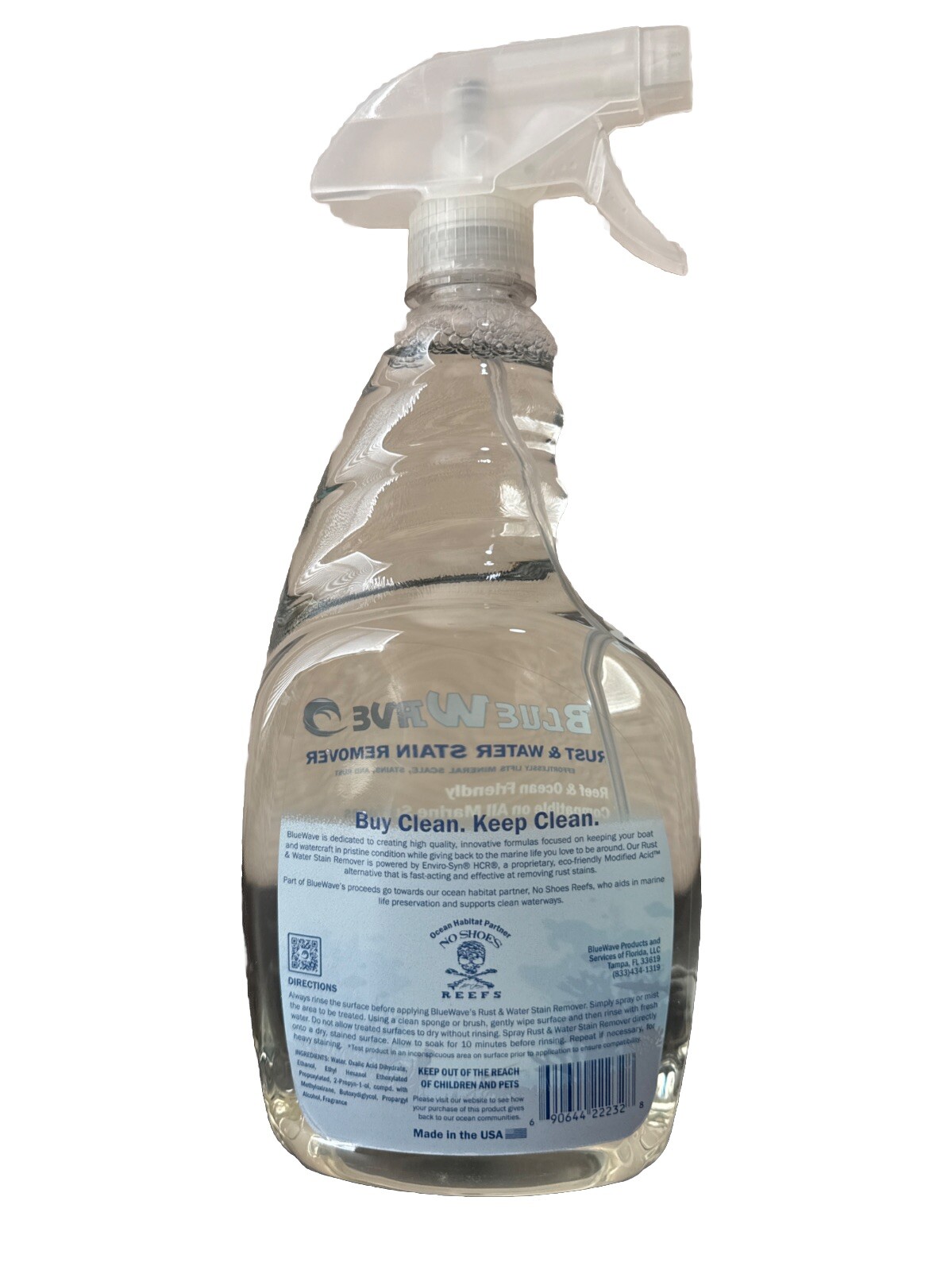 Blue Wave BWS100432 Water Stain & Rust Remover Qt - Reef & Ocean Friendly
