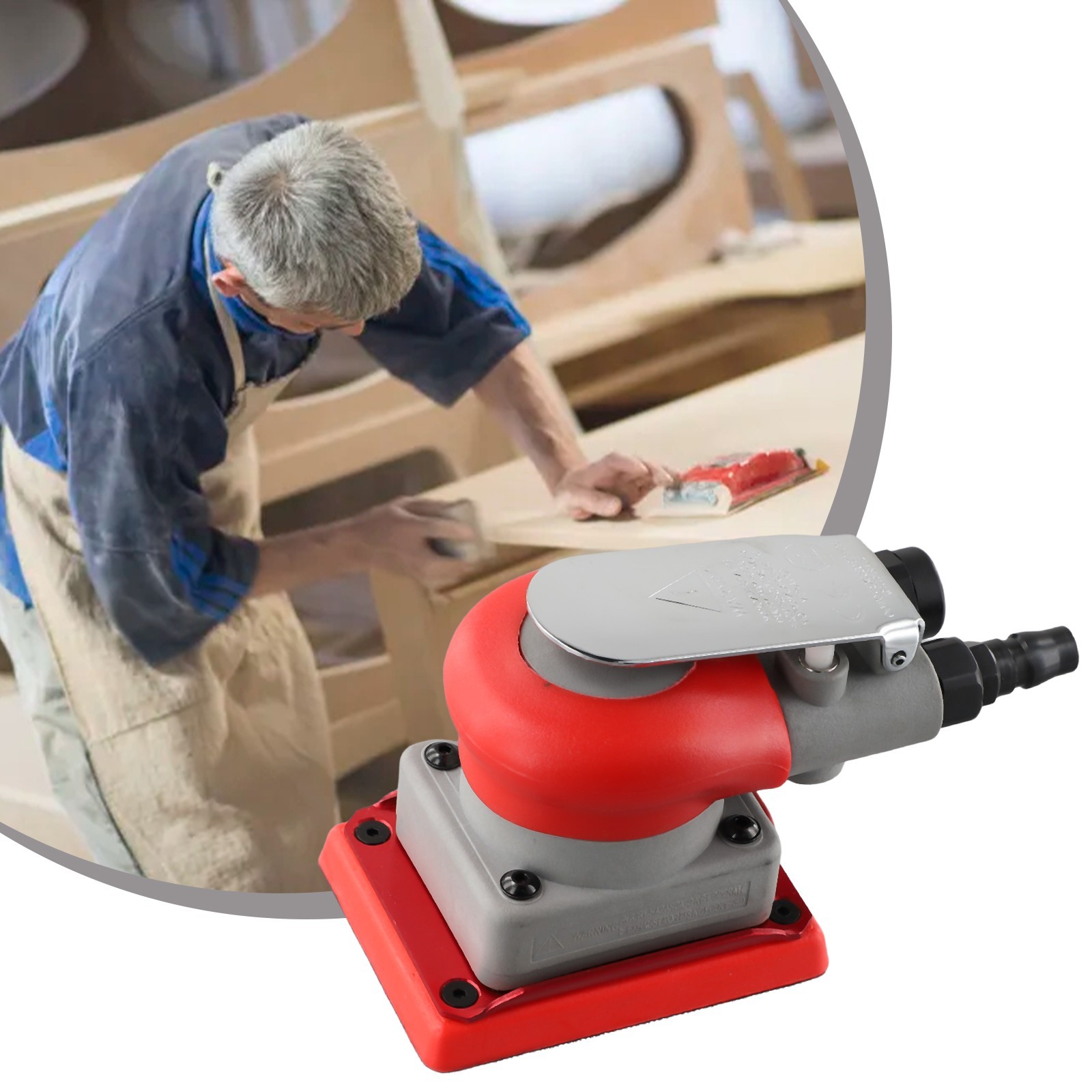Compact Square Sander with 2 5mm Deflection Diameter for Precise Results