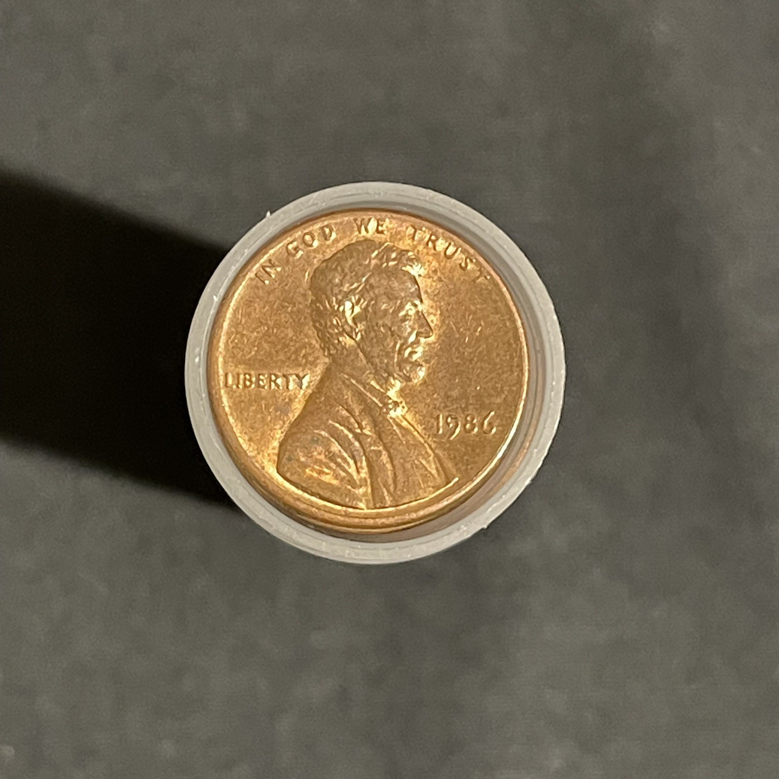 1986 P Lincoln Memorial Cent ZINC (CIRCULATED) READ!