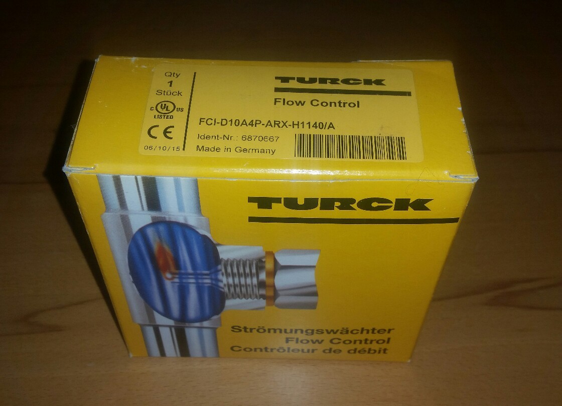 TURCK Flow Monitor FCI-D10A4P-ARX-H1140/A Flow Control NEW