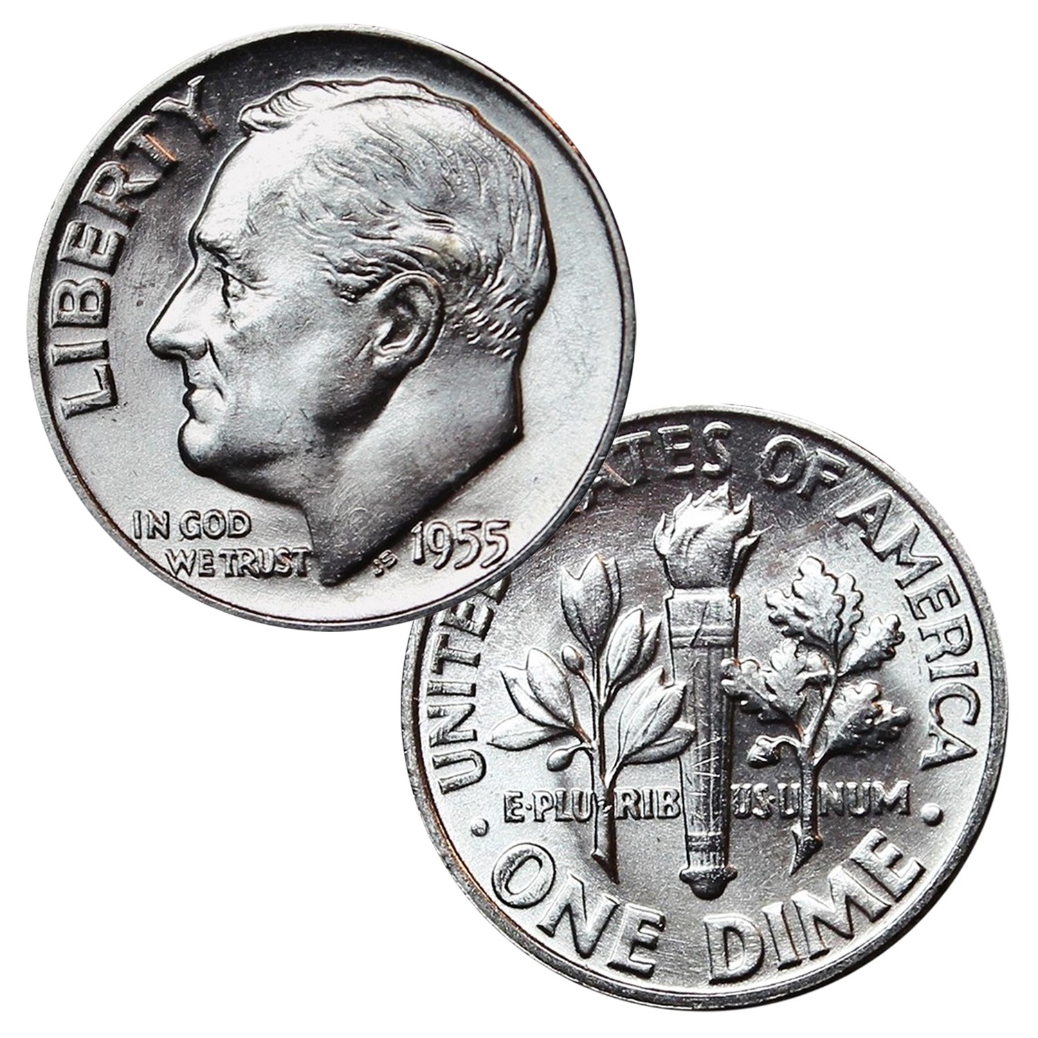 1946 - 1964 90% Silver Roosevelt Dimes BU Mixed Dates - 1 COIN