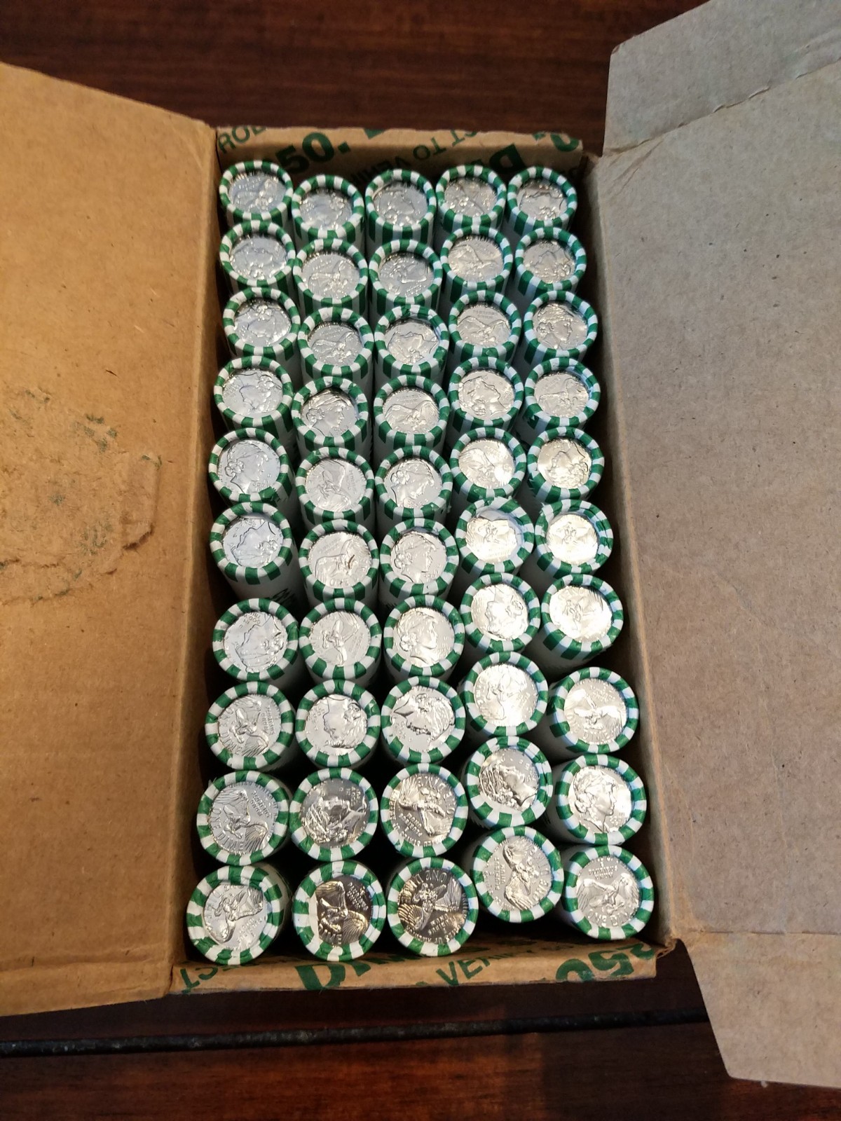 2026 D EMERGING LIBERTY SEMIQ $250 DIME BOX (50 ROLLS) FRESH READY TO SHIP FREE