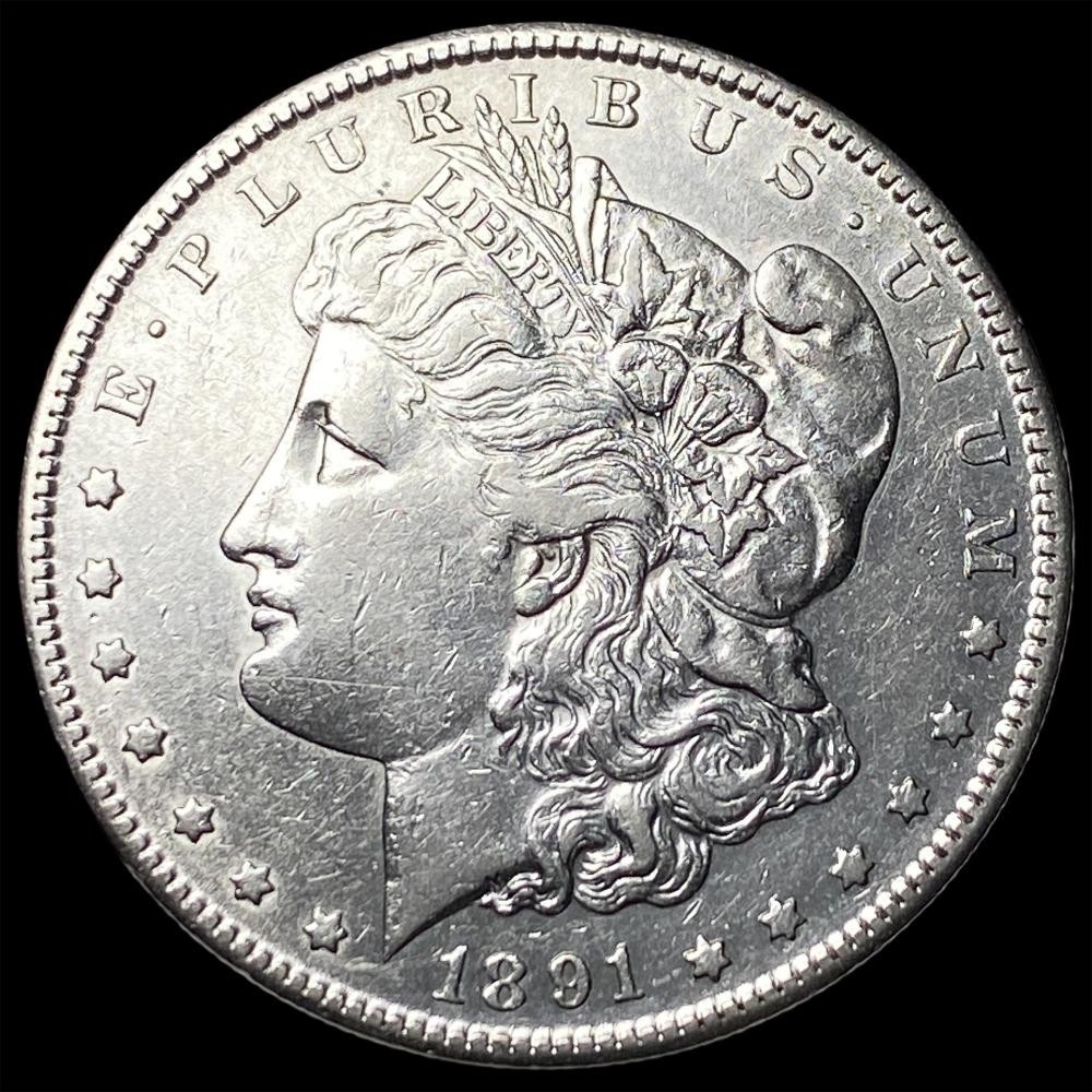 1891-S 90% Silver Private Collection SF Mint Vintage Liberty Head Morgan Dollar