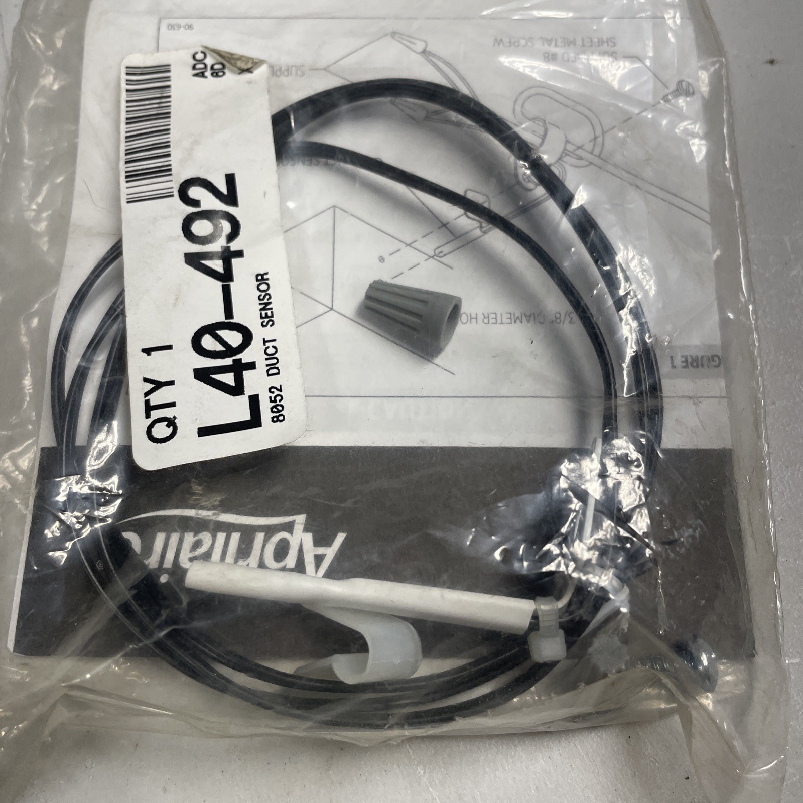 OEM Genuine Aprilaire Model 8052 10K Duct Sensor