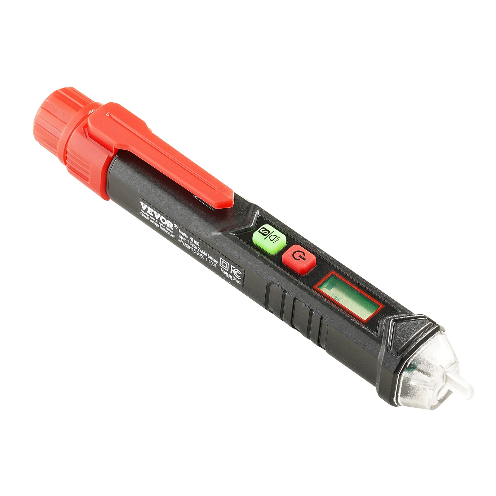 VEVOR Voltage Tester Non-Contact Voltage Tester Pen with Adjustable Sensitivity