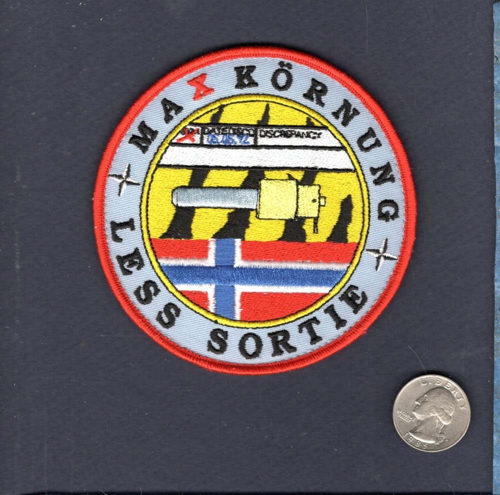 MAX KORNUNG RNoAF Norwegian Air Force F-16 FALCON Squadron Patch