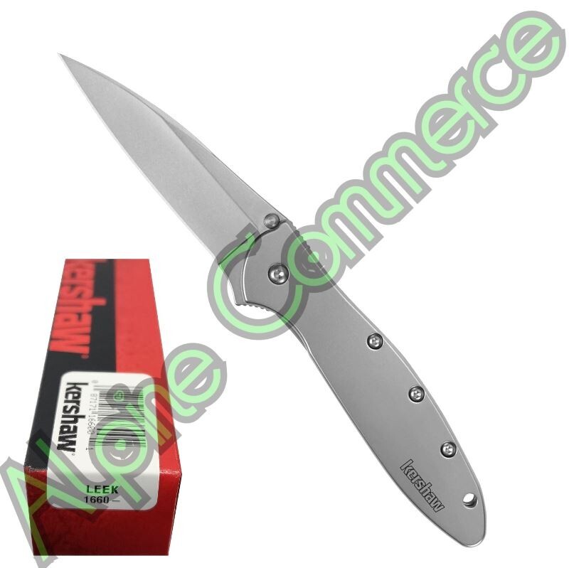 *1-Knife* Leek Stainless Steel 7” Folding Manual Pocketknife 1660