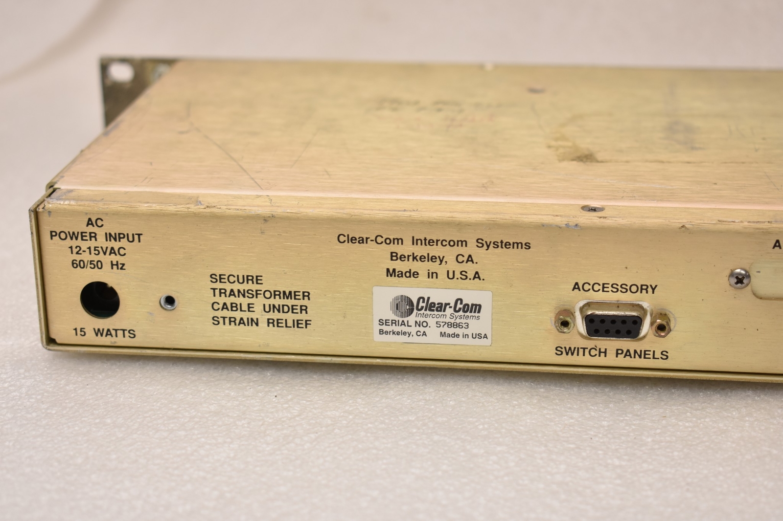 Clear-Com Intercom System Matrix Plus II ICS-102 Master Station
