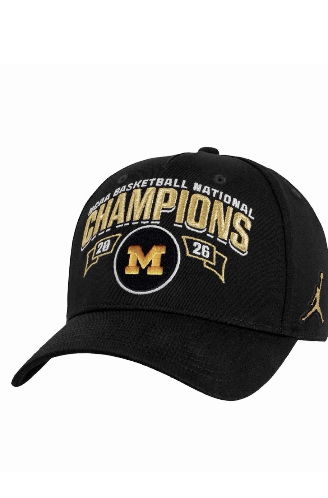Michigan Wolverines Jordan 2026 NCAA Men's Basketball National Champions Hat 🏆