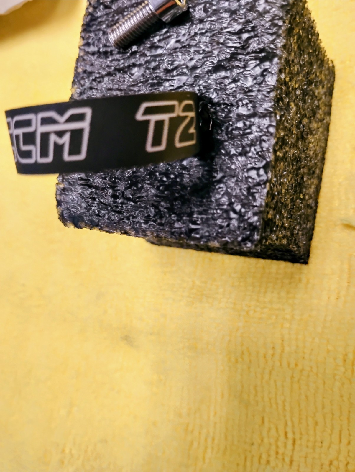 CCM DUST BLACK prototype T2 logo clamp ring