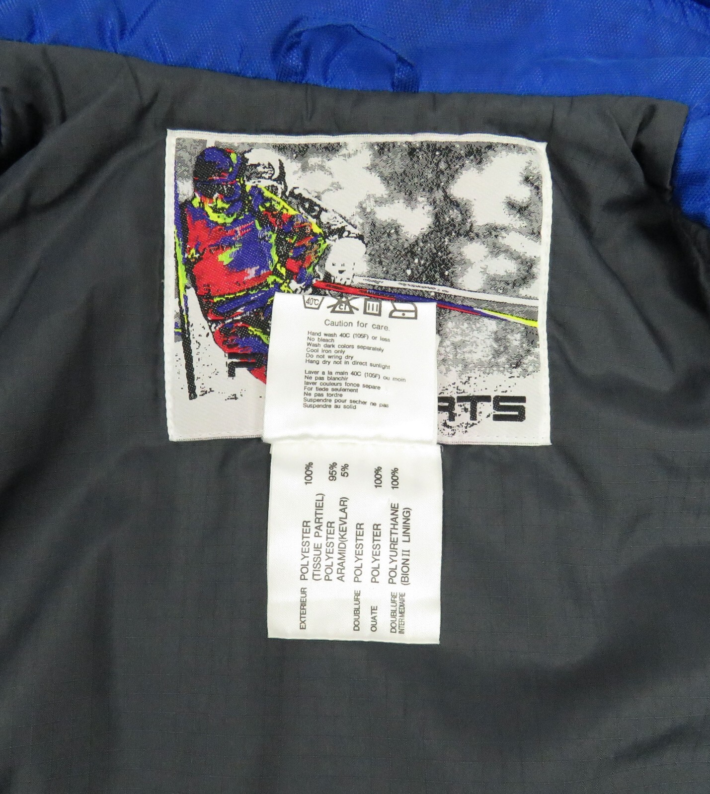 Vintage 90s Phenix Insulated Snowboard Ski Mens Hooded Full Zip Snap Jacket M