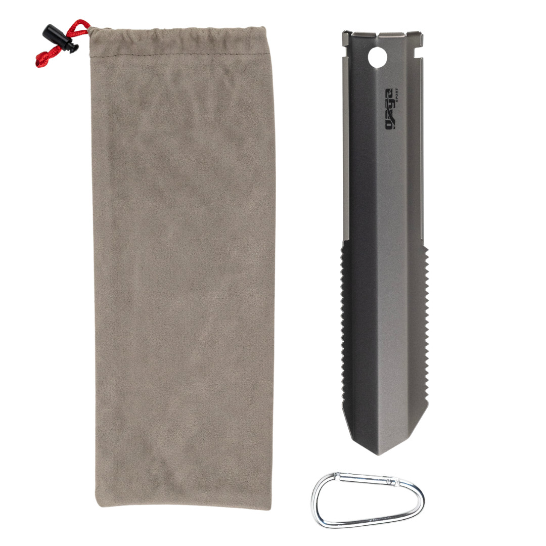 Gagasport Titanium Trowel | Ultralight Backpacking Shovel for Camping & Hiking