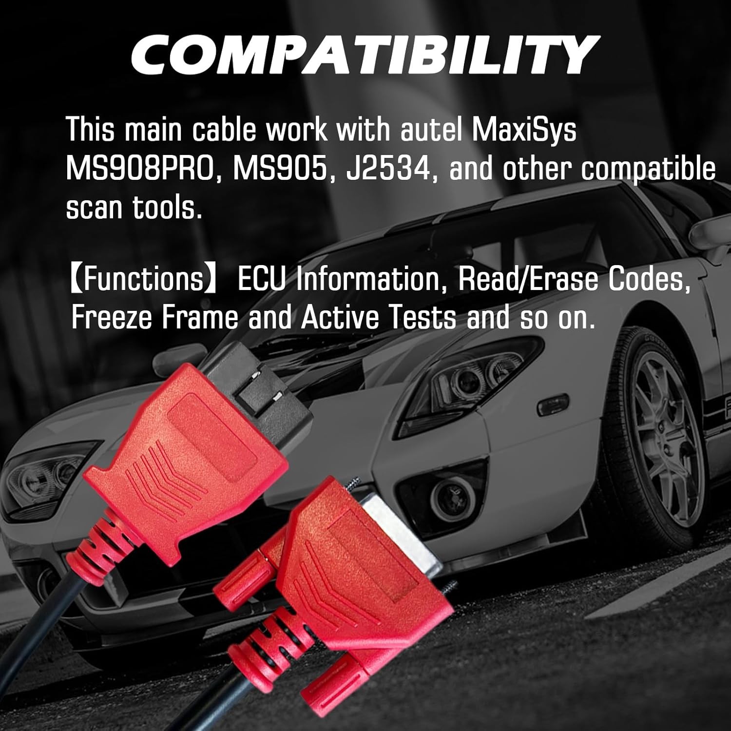OBD Main Test Cable Wire Data Cord Connector Cable for Autel MaxiSys Pro MS908P