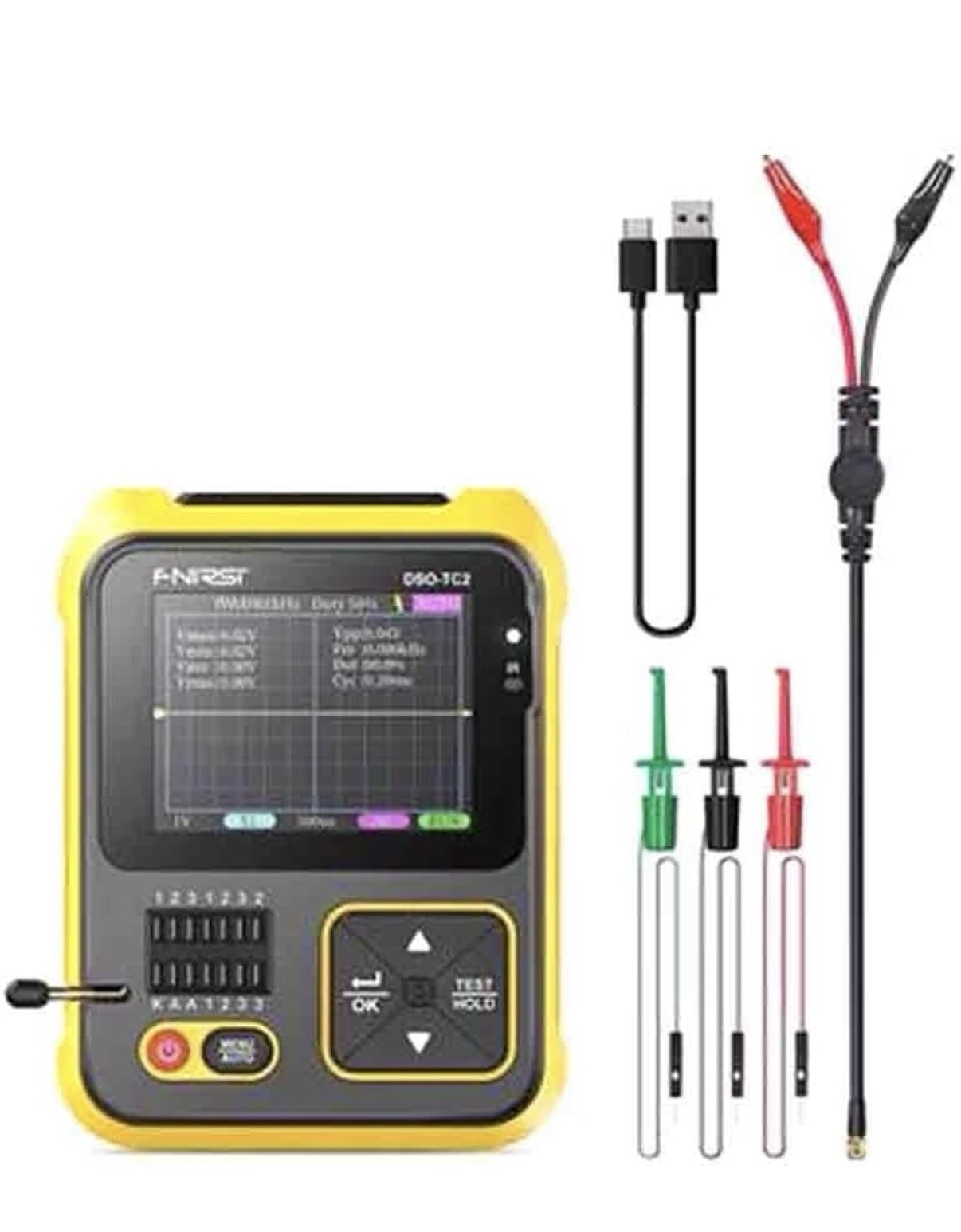 FNIRSI DSO-TC2 - 2 in 1 Handheld Digital Oscilloscope Transistor 2.4" - NIP